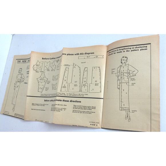 Vintage 1920s Butterick Pattern Including New Delton Delineator Style 5894 Uncut - Picture 5 of 10